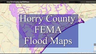 Floods in Myrtle Beach SC Floods in Conway SC Use FEMA Flood Maps to Avoid Buying Flooded Houses [upl. by Tugman]