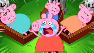 RIP All Peppas Family What Happens to Peppa  Peppa Pig Funny Animation [upl. by Dredi722]