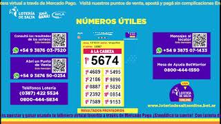 SORTEO VESPERTINO 12102024 [upl. by Yelraf]