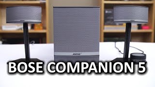 Bose Companion 5 Desktop PC Speakers [upl. by Nelehyram40]