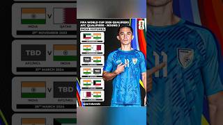 India Fixtures for FIFA World Cup 2026 Qualifiers indianfootball afc fifa [upl. by Corder]