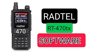 RADTEL RT470TX  PROGRAMING SOFTWARE FULL SET UP [upl. by Vera598]