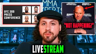 UFC 309 PRESS CONFERENCE DANA DENIES JONES VS PEREIRA JONES VS MIOCIC PREDICTION  LIVESTREAM QNA [upl. by Lleynad361]