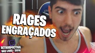 RAGES ENGRAÇADOS  RETROSPECTIVA DAS LIVES 2018 [upl. by Gerome]