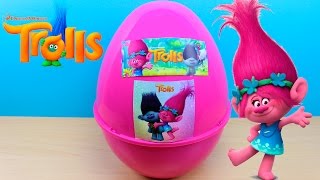 Huevo Gigante Sorpresa de TROLLS en español  Juguetes Sorpresa de la película Trolls [upl. by Sanoj310]