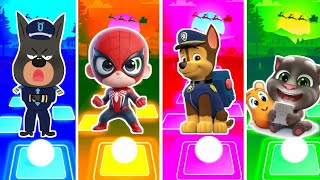 Sheriff Labrador 🆚 Spidey 🆚 Paw patrol 🆚 Talking tom ♦ Who is best😌 [upl. by Laney593]