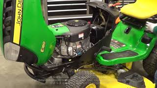 How to Change the Easy Change Oil System  John Deere [upl. by Yemrej]