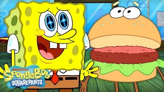 SpongeBobs CRAZIEST Krabby Patties Ever 🍔🤯  60 Minute Compilation  SpongeBobOfficial [upl. by Ohcamac]