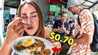 070 Thai Food in Thailand 🇹🇭 The CHEAPEST Thai Meals We’ve Ever Had [upl. by Sharos263]