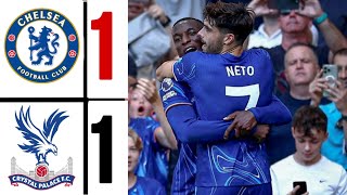 Crystal Palace vs Chelsea  HIGHLIGHTS  Premier League 2425  Nicolas Jackson Goal [upl. by Ynaiffit]