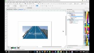Watermarking Artwork In Corel Draw [upl. by Xerxes458]