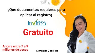 Registro sanitario INVIMA GRATUITO ley de emprendimiento [upl. by Chyou51]