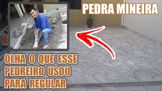 Como assentar Pedra Mineira Irregular [upl. by Tray136]