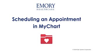 Scheduling an Appointment in MyChart [upl. by Warfold]