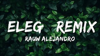 Rauw Alejandro  Elegí Remix LetraLyrics ft Anuel Farruko Dalex Lenny Sech Dimelo J Quil [upl. by Eberhart788]