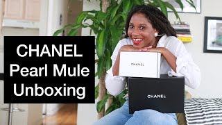 MASSIVE CHANEL HAUL  CHANEL PEARL MULE UNBOXING [upl. by Sikram]