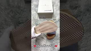 2024 Christmas Gift Real VS Fake Brunello Cucinelli Fumo Camel Slide Shoes unboxing checking [upl. by Ralyat794]