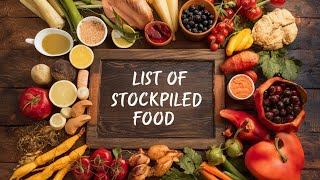 Top 10 Survival Foods to Stockpile for Disasters [upl. by Enuj]