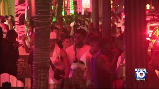 Spring Break going strong in Fort Lauderdale after Miami Beach efforts to calm crowds [upl. by Ibed]