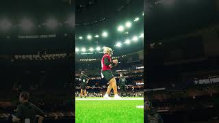 Spencer Rattler at Caesars Superdome for Saints Open Practice nfl shorts [upl. by Oicnevuj]