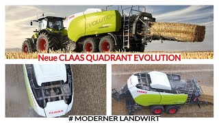 Neue CLAAS QUADRANT EVOLUTION  Entwicklungssprung bei CLAAS Quaderballenpressen [upl. by Ominoreg533]