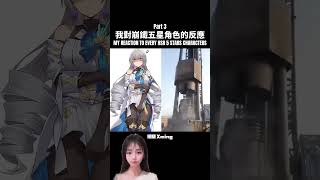 Reaction to HONKAI STAR RAIL 5 Stars Character hsr honkaistarrail honkai hoyoverse mihoyo fyp [upl. by Lubow]