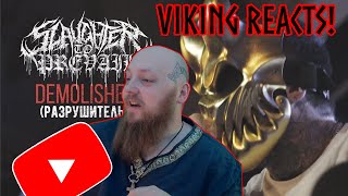 Slaughter To Prevail  Demolisher REACTION VIDEO  Viking Reacts [upl. by Luttrell]