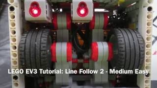 LEGO EV3 Tutorial 5  Line Follow 2  Medium Easy [upl. by Enimassej]