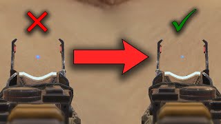 How to get rid of outer glow on neon reticle in Apex Legends [upl. by Gnos]