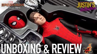 Hot Toys SpiderMan Upgraded Suit Far From Home Unboxing amp Review [upl. by Samuel]