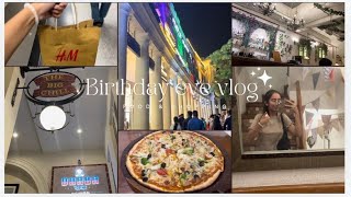 birthday eve vlog going to CP diggin big chill HampM  prebirthday celebrations [upl. by Arihay]