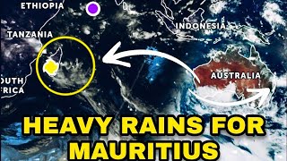 A Very Heavy Rain Watch Is in Force for Mauritius today 2 January 2023 [upl. by Aihtekal379]