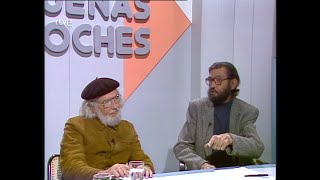 Julio Cortazar y Ernesto Cardenal Entrevista en Buenas Noches 24111983 [upl. by Marbut]