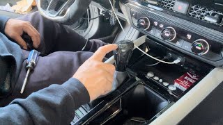 New forged carbon fiber shift knob 2023 accord and upcoming mods 2023hondaaccord accord [upl. by Hartzke]