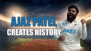 Ajaz Patel 10 Wickets Today Ajaz Patel Bowling vs India Ajaz Patel 10 Wickets Haul And Highlights [upl. by Atterrol]