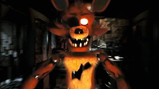 FNAF Movie Foxy Jumpscare in OG FNAF 1 [upl. by Enilrem]