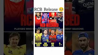 RCB Released Player  Sen Watson Marcus Stonis Classen  stonis maxwell watsons classen [upl. by Mcripley]