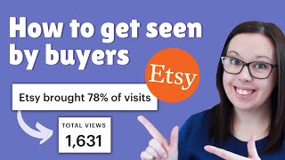 How to get seen by buyers on Etsy  Etsy algorithm 2022 [upl. by Kcirddor511]