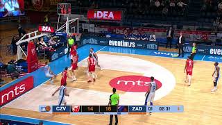 Mathias Lessort says  NOT IN MY HOUSE Crvena zvezda mts  Zadar 1222018 [upl. by Nored]