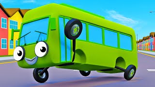 Nursery Rhymes With Baby Buses  Geckos Garage  Wheels On The Bus  Bus Videos For Kids [upl. by Roxi]