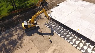 Underground Detention System for the Village of Wilmette IL  Community Playfield Park [upl. by Halli263]