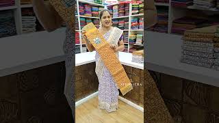 Sungudi Cotton Sarees😍👌cottonsarees trending sarees viralvideo handloom sungudi purecotton [upl. by Akirdnas212]