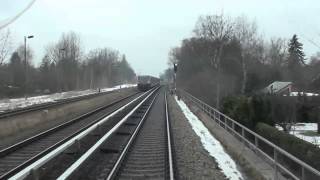 Führerstandsmitfahrt SBahn Berlin S5 Strausberg  Lichtenberg [upl. by Yrtsed]