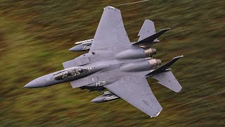 FIGHTER JETS SOARING THROUGH A RAINSOAKED MACH LOOP  4K [upl. by Arriaet]