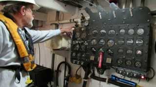 PT Boat Engine Pre Startup Engine Checks No Startup Higgins PT658 Portland OR [upl. by Buseck]