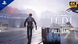 Star Wars Jedi Fallen Order  100 FULL GAME WALKTHROUGH  PS5 4K60 GAMEPLAY  No Commentary [upl. by Gney]