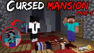 MINECRAFT CURSED MANSION 🏠 part5  Horror video in hindi [upl. by Odravde123]