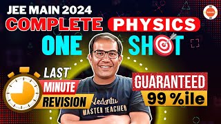 JEE Mains 2024  Complete Physics  One Shot  Last Minute Revision  Vinay Shur Sir [upl. by Adnilreh]