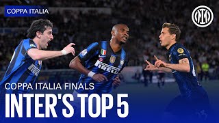 COPPA ITALIA FINALS  TOP 5 GOALS ⚽⚫🔵 [upl. by Roosnam]