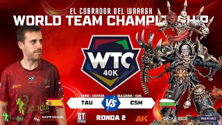 MUNDIAL DE WARHAMMER POR EQUIPOS 2024 Tau Odro vs Marines del Caos Emil España  Bulgaria [upl. by Inajar]